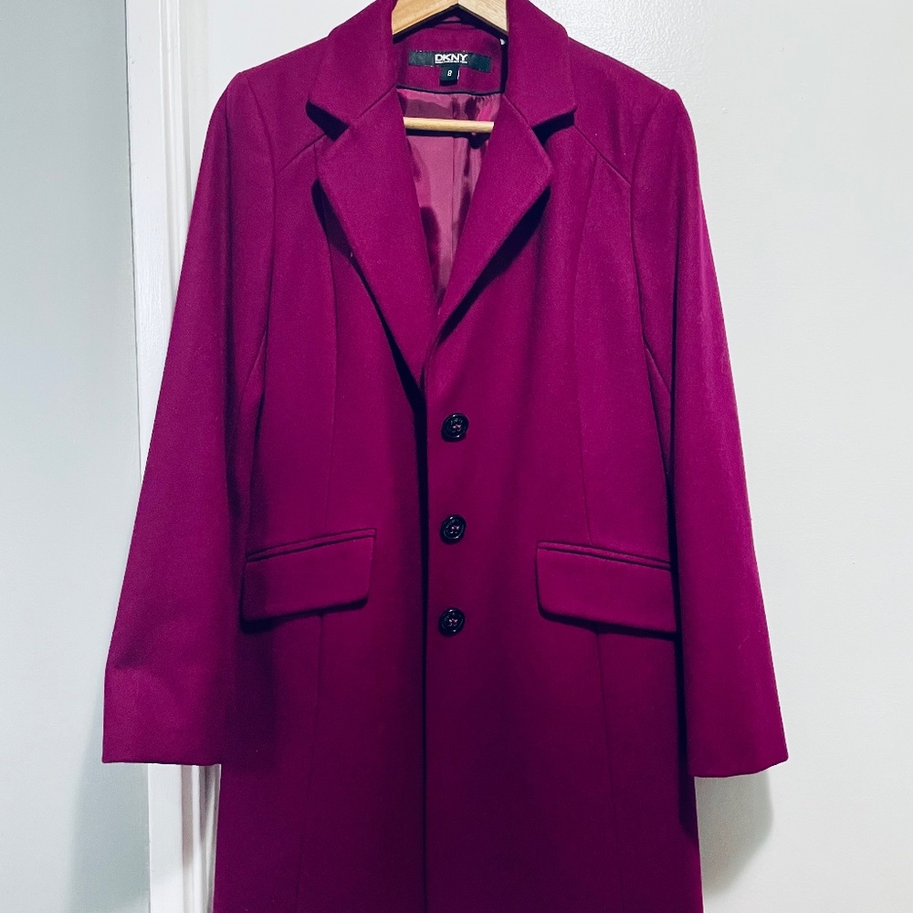 DKNY Wool Peacoat